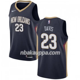 New Orleans Pelicans Anthony Davis 23 Nike 2017-18 Navy Pelipaidat Swingman - Miesten